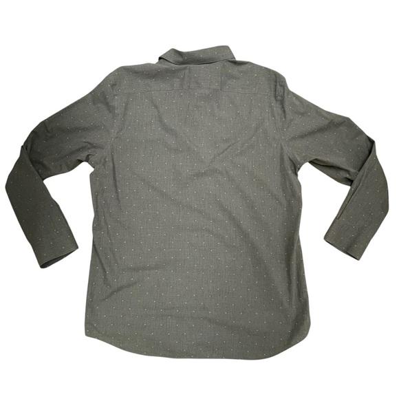Banana Republic Button Down Shirt Gray Non-Iron Standard Fit Men’s Size XL - Picture 4 of 10